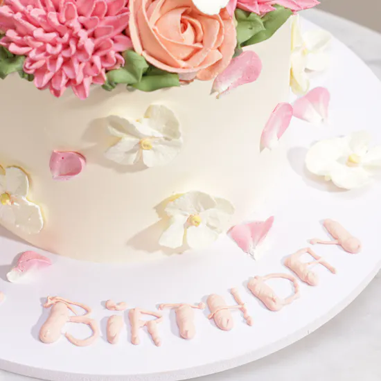 Floward Floral Box Cake | Love Letter