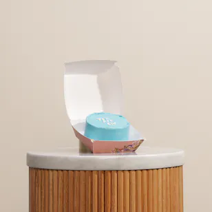Sweetylicious Birthday Blue Korean Cake