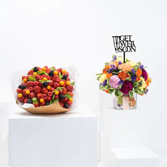 Fruit Bouquet Get Well Soon