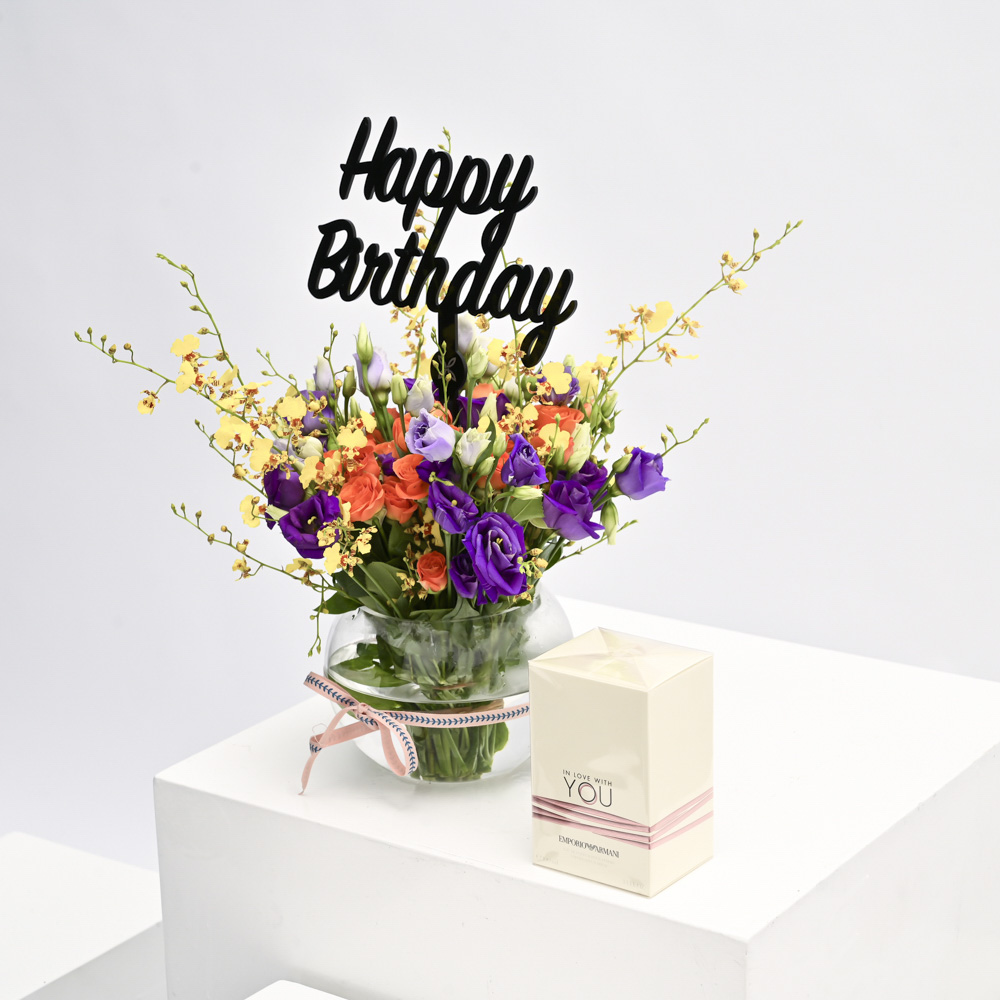 Armani in Love with You Birthday Blooms Floward Abha