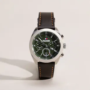 Tommy Hilfiger Hudson Leather Men's Watch Tommy Hilfiger Hudson Leather Men's Watch