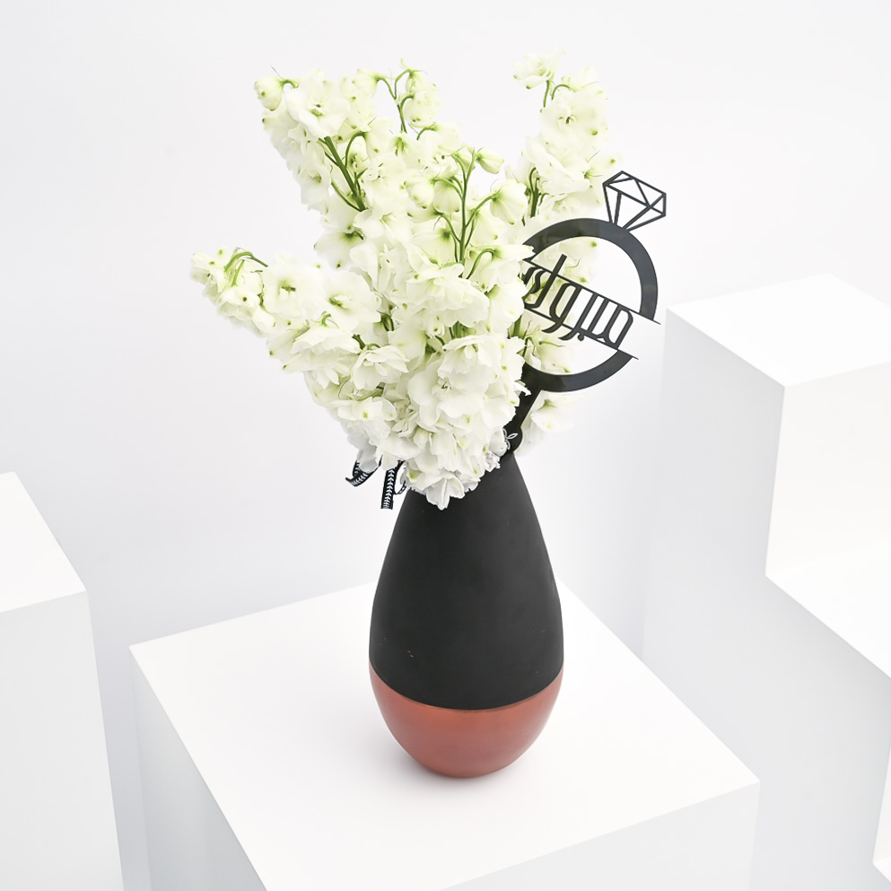 مزهرية أزهار الديلفينيوم