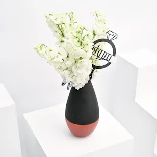 Delphiniums Wedding Vase Delphiniums Wedding Vase