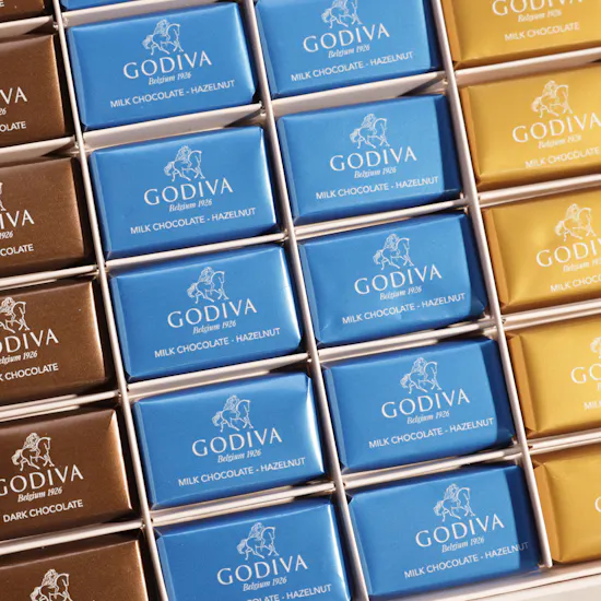Godiva Napolitains Chocolates Box | Irresistible Softness Flowers Vase