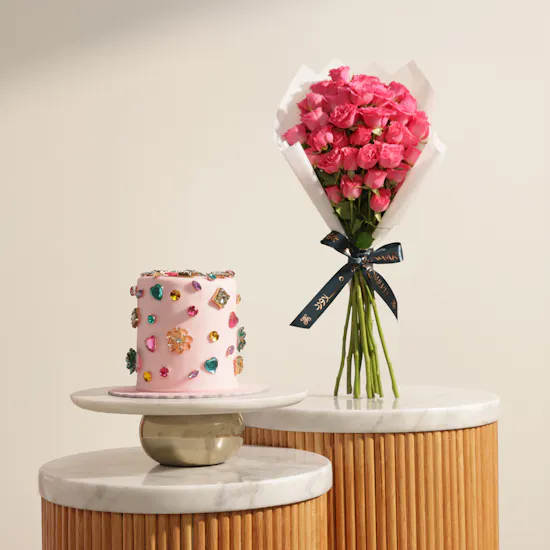 Sweet Atelier The Jewel Cake | Soft Impression Flower Bouquet