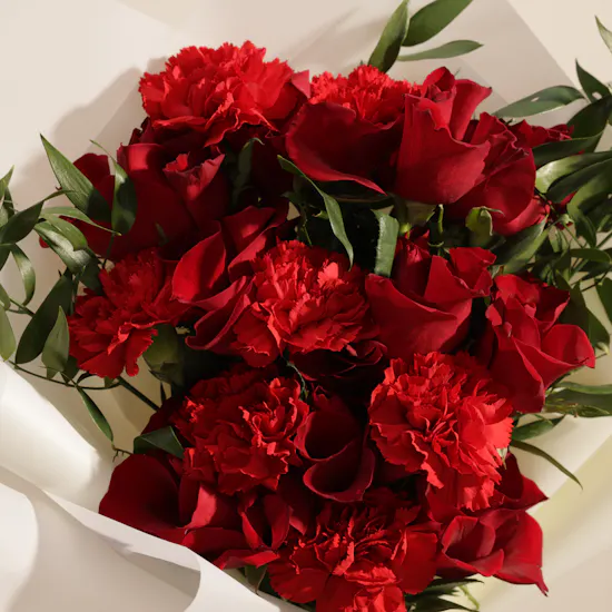 Crimson Promise Flower Bouquet