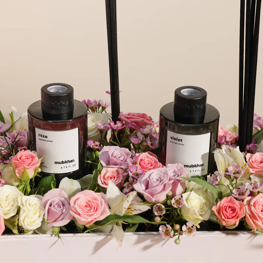 Mubkhar Rose and Violet Duo | Angelic Roses 4