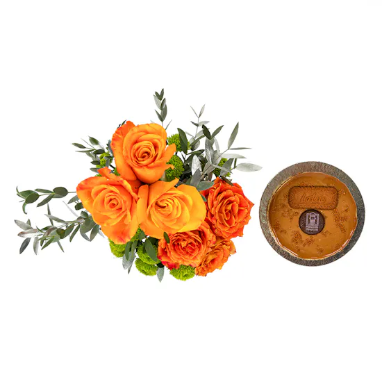 Huwaids Lotus Cheesecake | Sunrise Vase
