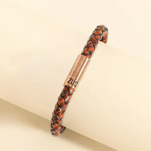 Zus Vintage Single Bracelet | Brown | 6 mm