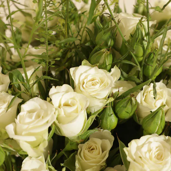 Otantik Luxury Majlis White Flower Vase