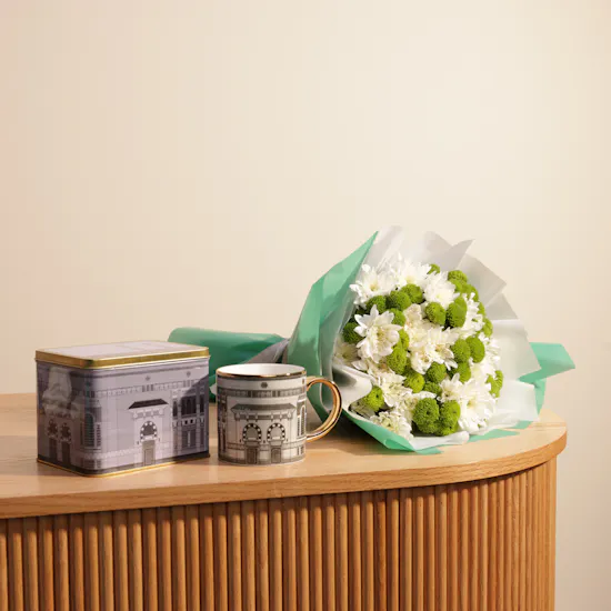 Artfeena Ceramic Cup | Delicate Flowers