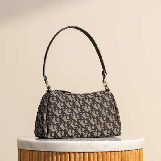 Calvin Klein Pleat Monogram Logo Women’s Shoulder Bag
