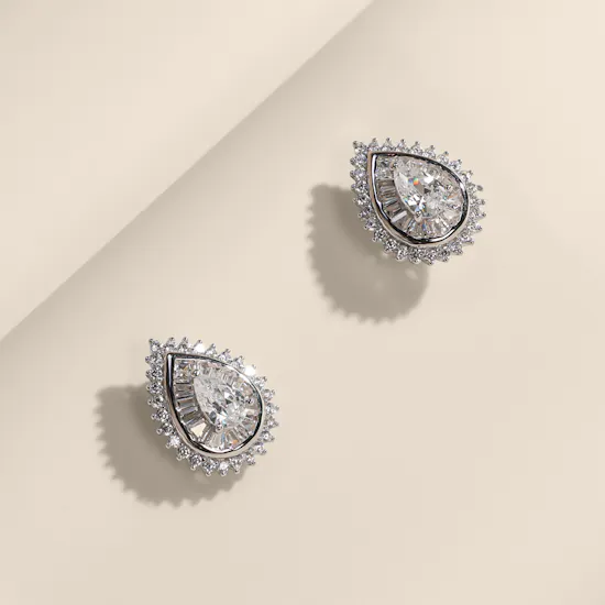 Hilia Teardrop Silver Women’s Earrings