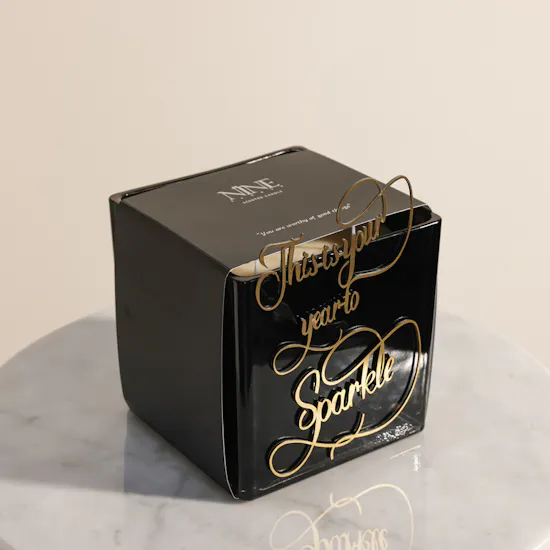 Nine This is Your Year to Sparkle Candle