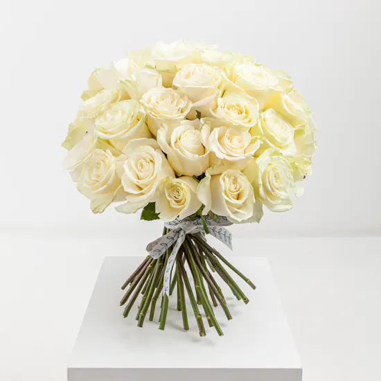 35 White Roses