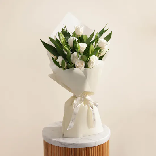 Blissful White | White Wrap
