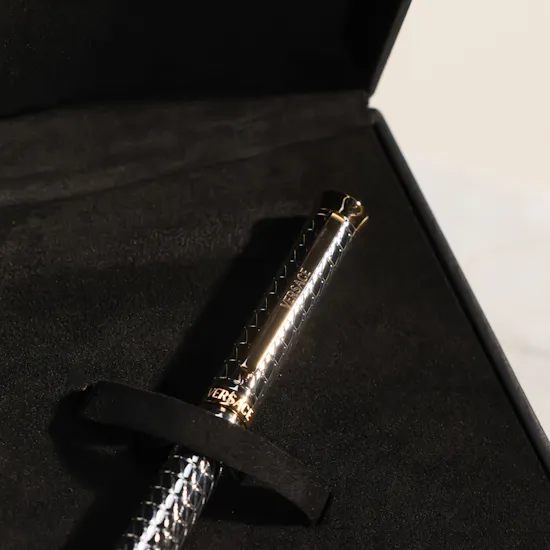 Versace Silver and Gold Infinite Ball Point Pen