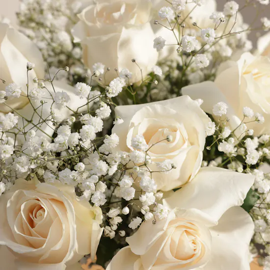 Mubkhar All Over Eau De Cologne Box | White Roses