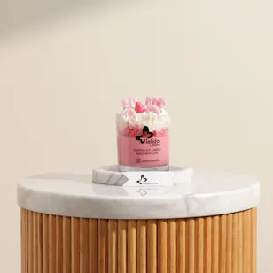 Lelido Pink Candy Biscuits Candle