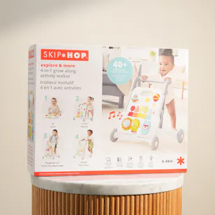 Skip Hop Explore and More 4-in-1 Grow Along Activity Walker Baby Toy