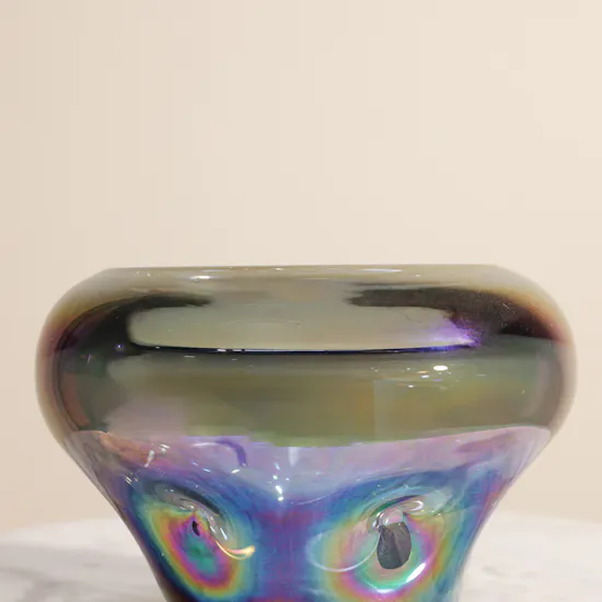 Floward Casajame Grey Glass Vase