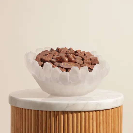 Levo Chocolate Glass Tray