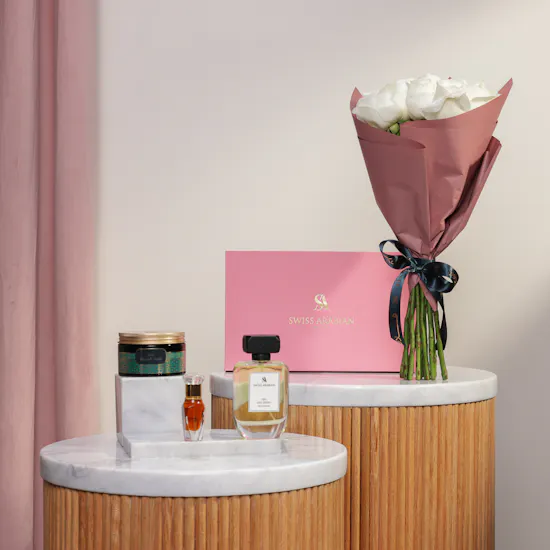 Swiss Arabian Pink Set | Delicate Flowers