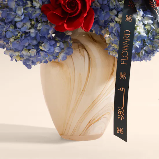 Love in Bold Strokes Flower Vase