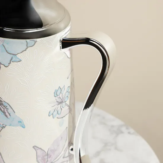 Otantik Khuzama Vacuum Blue and Silver Flask