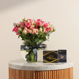 Dar Al Sabaek BTC Baby Stroller 5g Gold Ingot | Enchanting Flower Vase