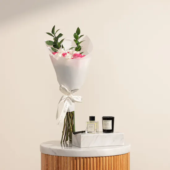 Atelier Rebul Istanbul Home Set | Pinkish White Bouquet
