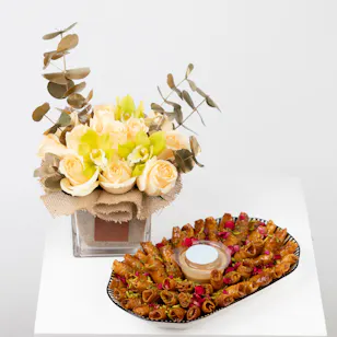 Heritage Caramelized Cheese Roll | Flowers Vase Heritage Caramelized Cheese Roll | Flowers Vase