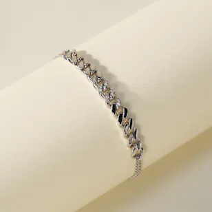 Gold Land Diamond Chain Bracelet  