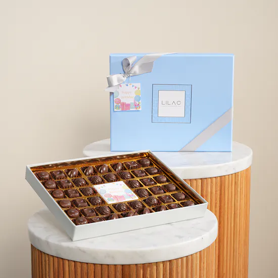 Lilac Happy Birthday Chocolates Box