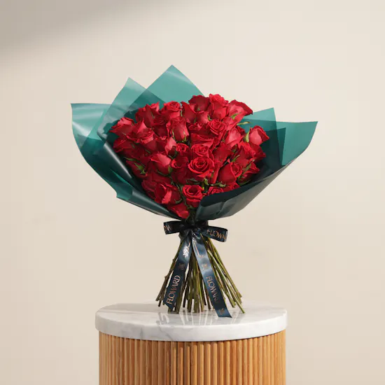 Sweet Radiance Red Roses Bouquet