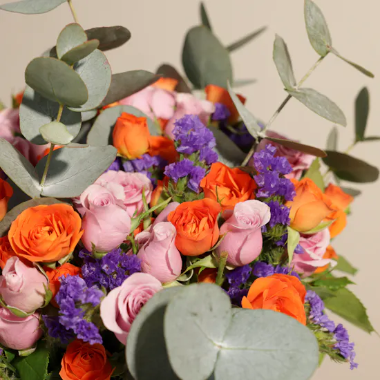 Rose Garden | Square Vase