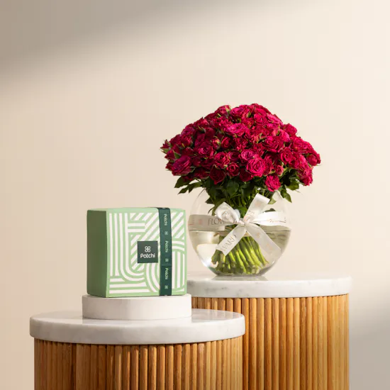 Patchi Chocolate Box | Delight Flowers Vase