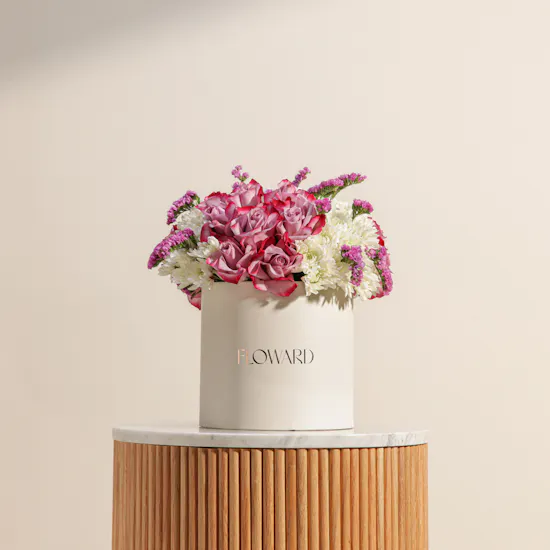 Happy Birthday Heartfelt Flowers Box