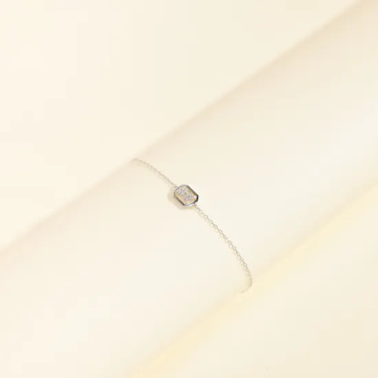 AV Jewelry Soft White Gold Bracelet