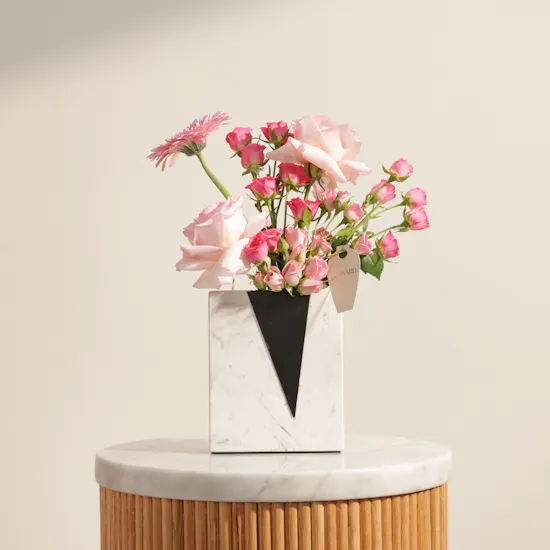 Pink Grace Flower Vase
