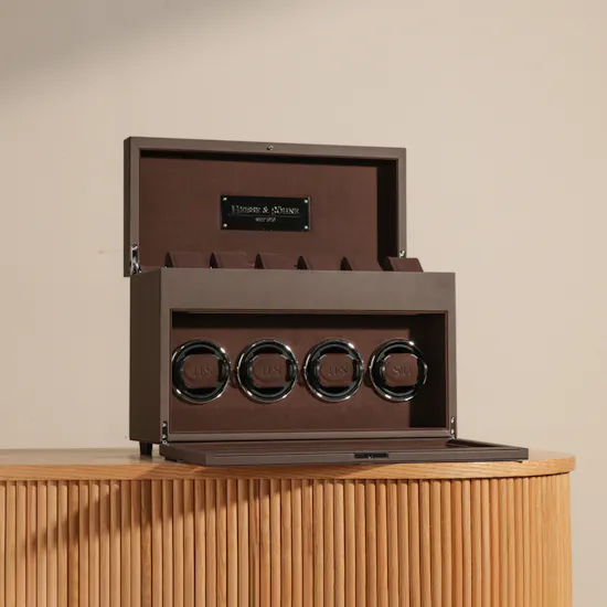Heisse & Söhne Vancouver 4 Brown Watch Winder