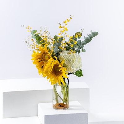 Bright Sunflower Vase