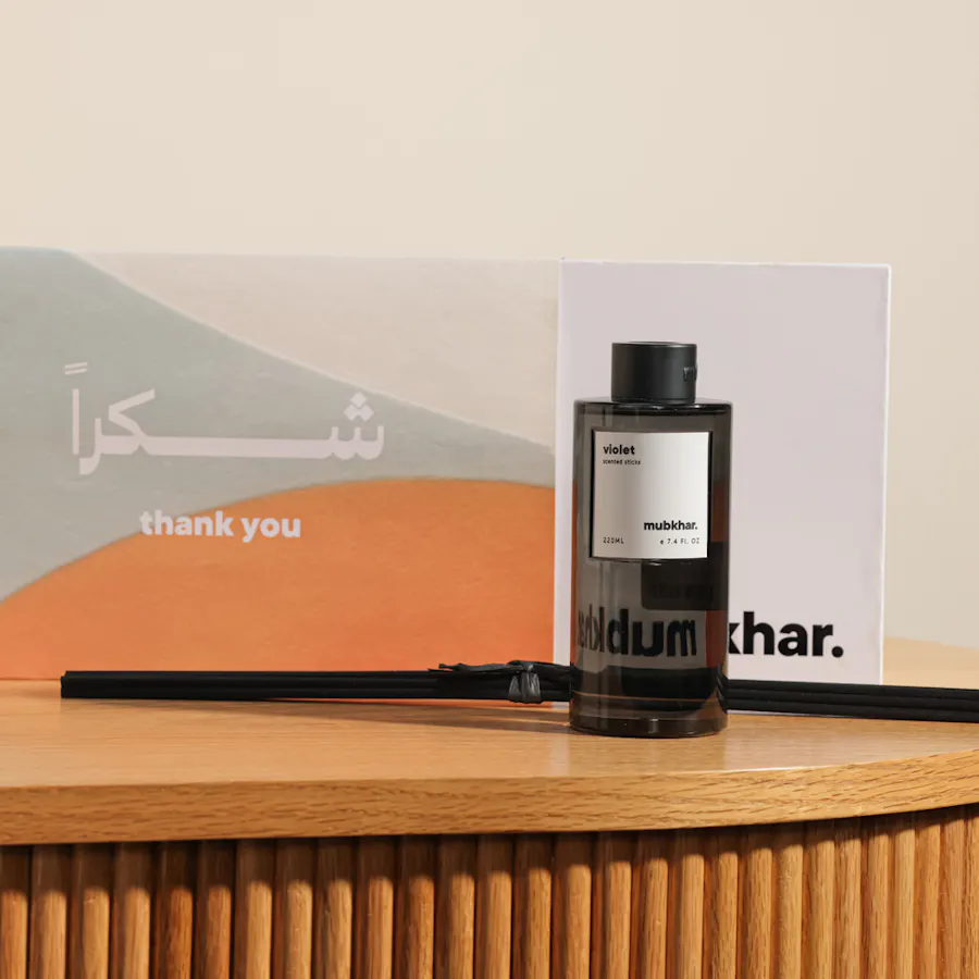 Mubkhar Violet Scented Sticks 220ml | Thank You 1
