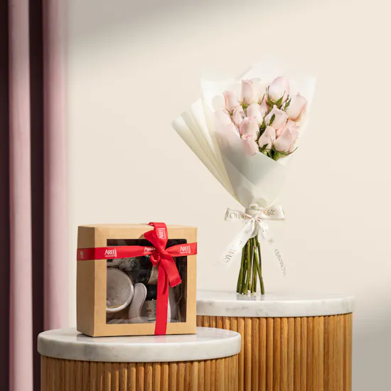 Areej Happiness Gift Set | Joyful Garden Flowers Bouquet
