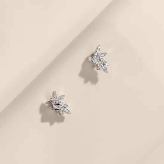 Hilia Twinkling Star Silver and Zircon Women’s Earrings