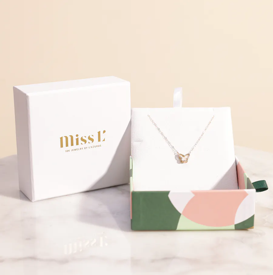 Miss L by L'azurde Butterfly Necklace 2