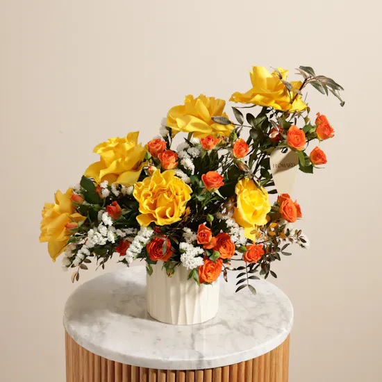 Sunlit Dream Flower Vase