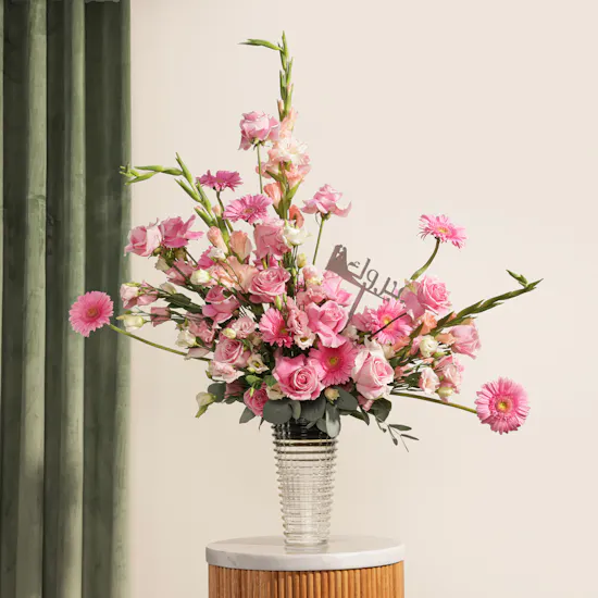 Congratulation Flowers Vase