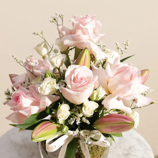 Whispering Garden Flowers Vase