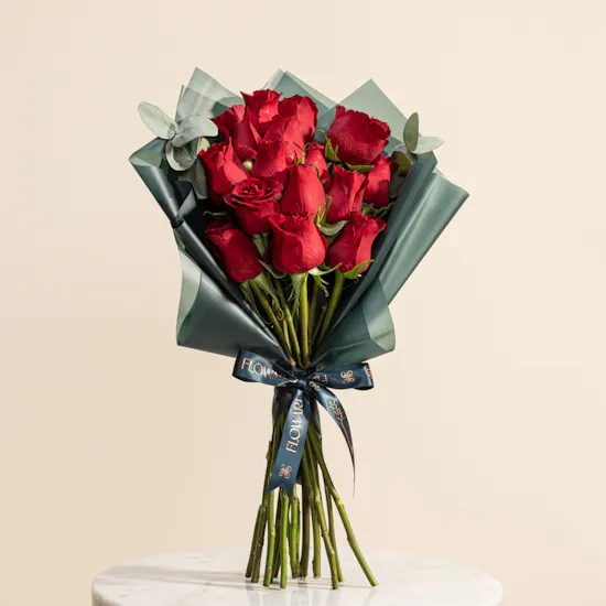 Floward Floral Chocolate Cake | I Love You Balloon and Flowers